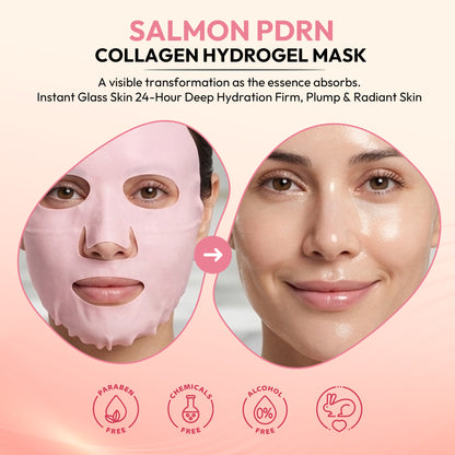Salmon PDRN Pink Collagen Hydrogel Face Mask