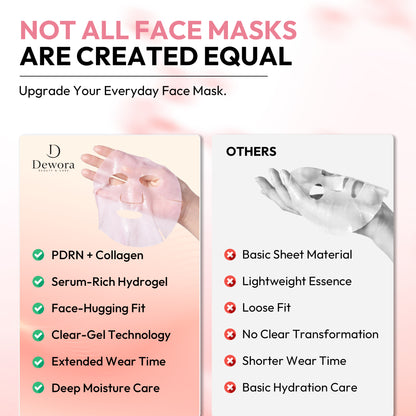 Salmon PDRN Pink Collagen Hydrogel Face Mask